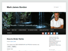 Tablet Screenshot of markjamesgordon.com